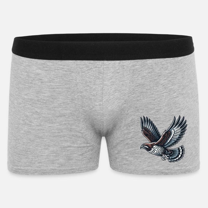Buzzard - Men's Boxer Shorts - heather grey