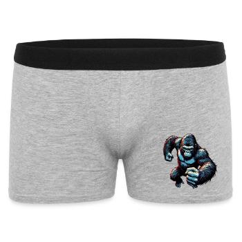 Gorilla - Men's Boxer Shorts - heather grey - Front