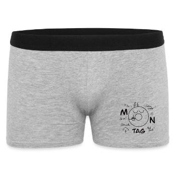 Monday Blues - Men's Boxer Shorts - heather grey - Front