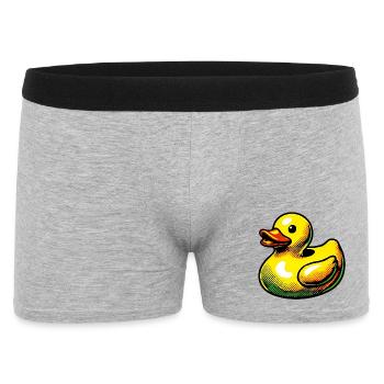 Caneton Canard Canard Canard - Boxer Homme - gris chiné - Devant