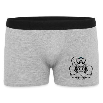 Alpha scorpion Deluxe - Boxer Homme - gris chiné - Devant