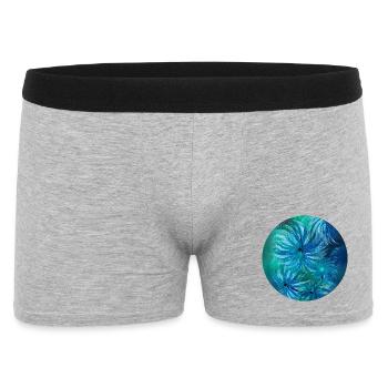 Summer colours - hand-painted by Martina Eßer - Men's Boxer Shorts - heather grey - Front