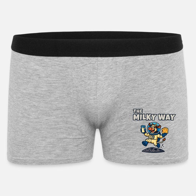 Die Milchstraße – Ko Astronaut - Männer Boxer Shorts - Grau meliert
