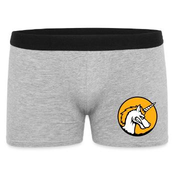 Licorne Mal En colère Attaque Groyer des dents Aigre - Boxer Homme - gris chiné - Devant
