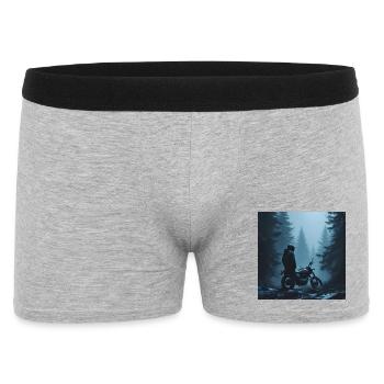 Northern Mist - Männer Boxer Shorts - Grau meliert - Vorne