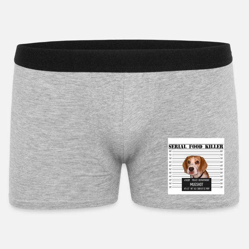 Anonym - Männer Boxer Shorts - Grau meliert
