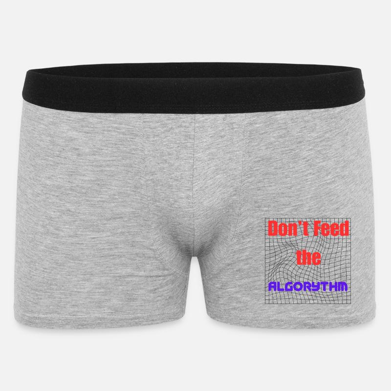Motivation, Algorithmen zu schlagen - Männer Boxer Shorts - Grau meliert