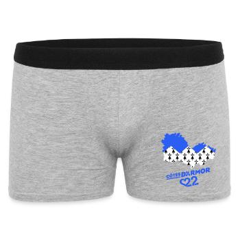 Côtes d'Armor 22 - Männer Boxer Shorts - Grau meliert - Vorne