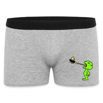 La grenouille attrape la mouche langue moustique manger le crapaud de la faim - Boxer Homme - gris chiné - Devant