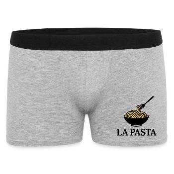 La Pasta - Men's Boxer Shorts - heather grey - Front