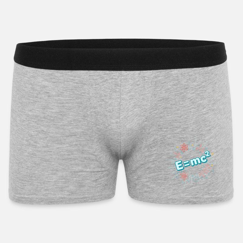 E=mc2 Wissenschaftliche Explosion - Männer Boxer Shorts - Grau meliert