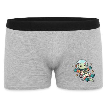 Axolotl Astronaut Kawaii - Men's Boxer Shorts - heather grey - Front