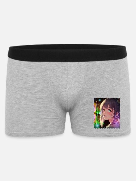 Magical Neon Dream Heroine - Men's Boxer Shorts - heather grey