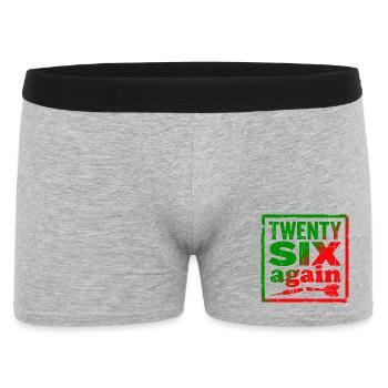 Darts Hoodie 26 Points Legendary Miss - Men's Boxer Shorts - heather grey - Front