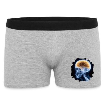 The other day at the X-ray - everything is fine - Men's Boxer Shorts - heather grey - Front