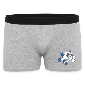 Crystal Skull - Canidae (by Leni Riosa) - Men's Boxer Shorts - heather grey - Front