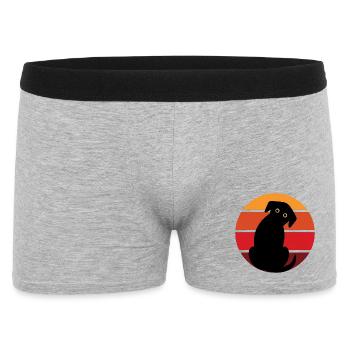 Coucher de soleil Hundesilu - Boxer Homme - gris chiné - Devant
