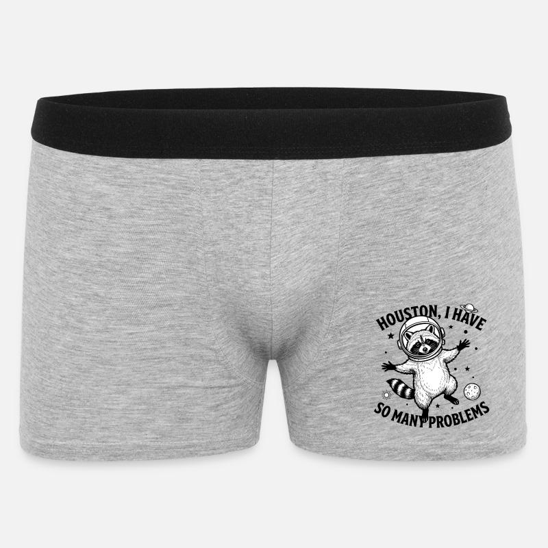 Problem bear - Men's Boxer Shorts - heather grey