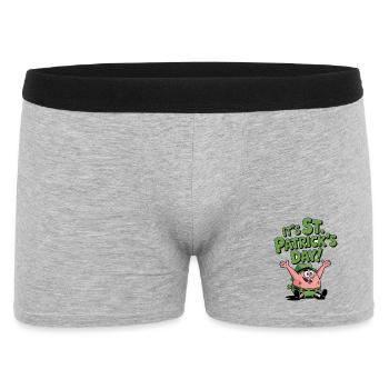 Potato Fun St Patrick's Day - Men's Boxer Shorts - heather grey - Front