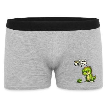 Funny Saying Outfit Statement Motif - Men's Boxer Shorts - heather grey - Front