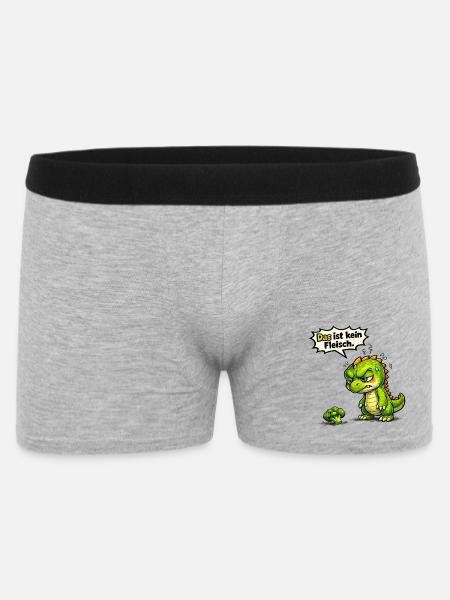 Funny Saying Outfit Statement Motif - Men's Boxer Shorts - heather grey