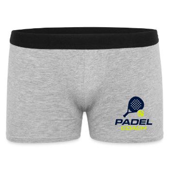 Design du maillot du Padel Coach Sports Club - Boxer Homme - gris chiné - Devant