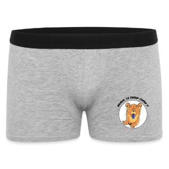 Bravo, le chochow ! - Boxer Homme - gris chiné - Devant