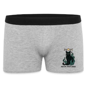 Moon Guardian Cat Picture - Men's Boxer Shorts - heather grey - Front