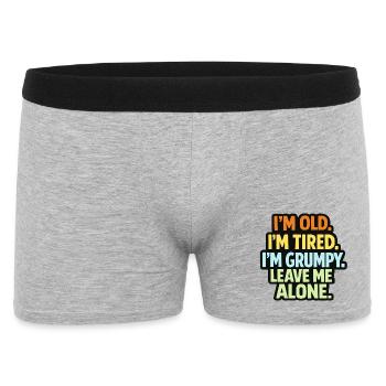 Alt Müde Grummelig – Grummelmodus Lass Mich Allein - Boxer Homme - gris chiné - Devant