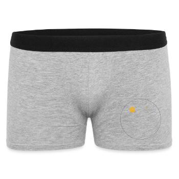 Citrus Orbit Print - Boxer Homme - gris chiné - Devant