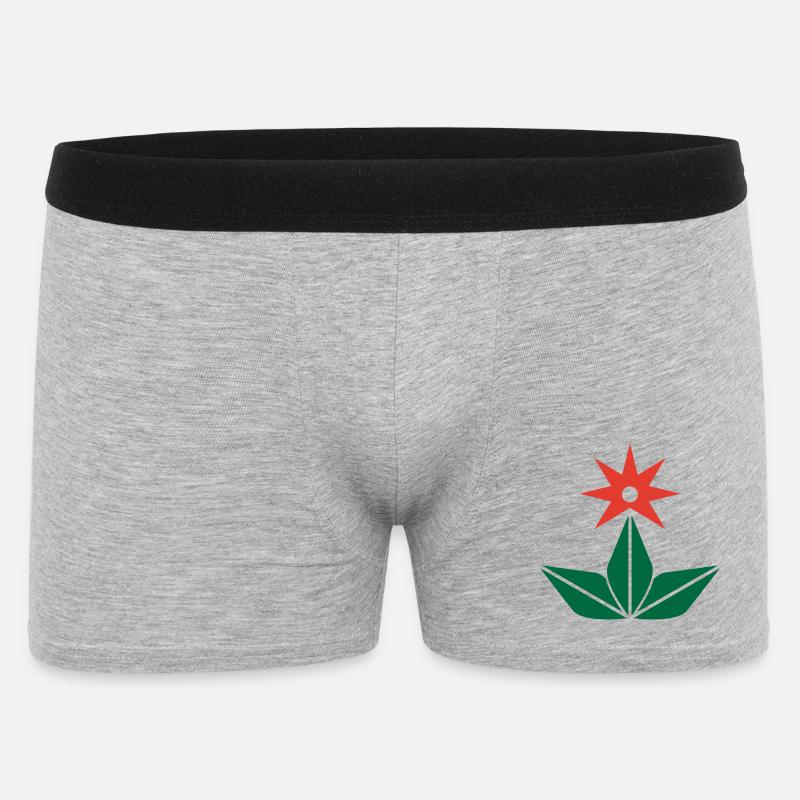 Astroflora_zero - Men's Boxer Shorts - heather grey