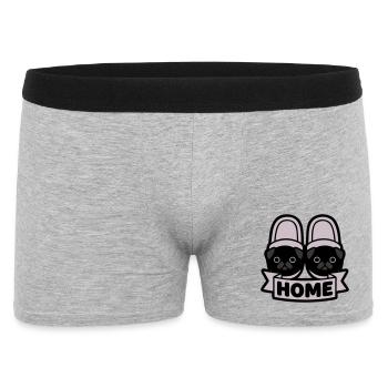 Bannière de la maison des Carlins - Boxer Homme - gris chiné - Devant
