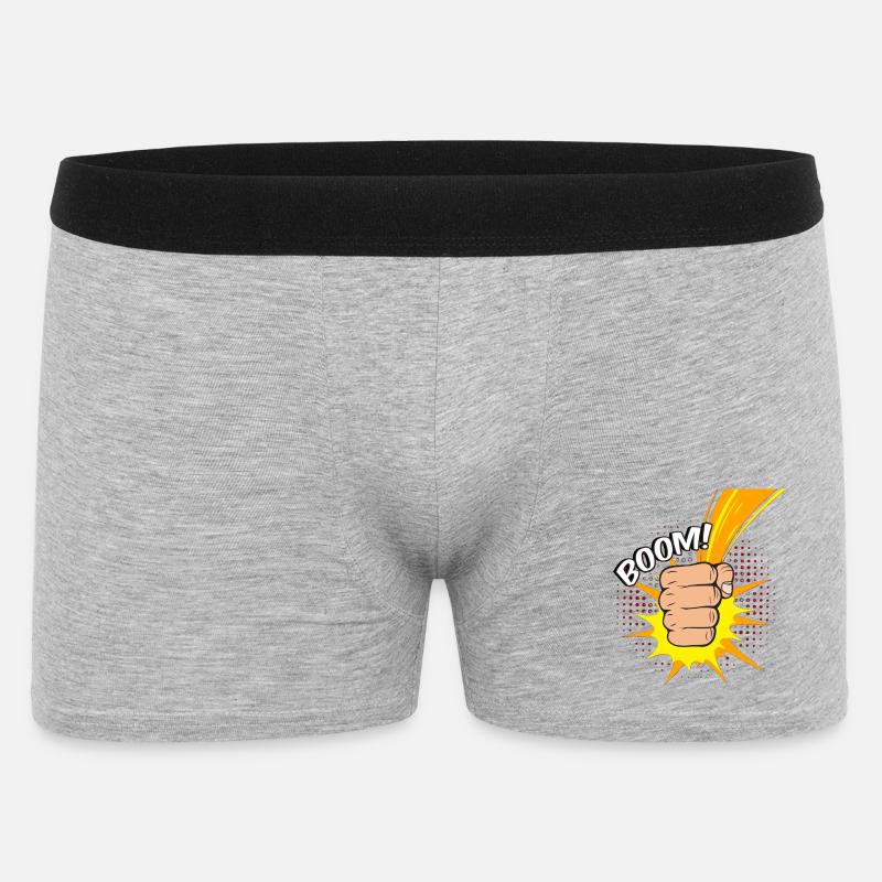 Faust - Männer Boxer Shorts - Grau meliert