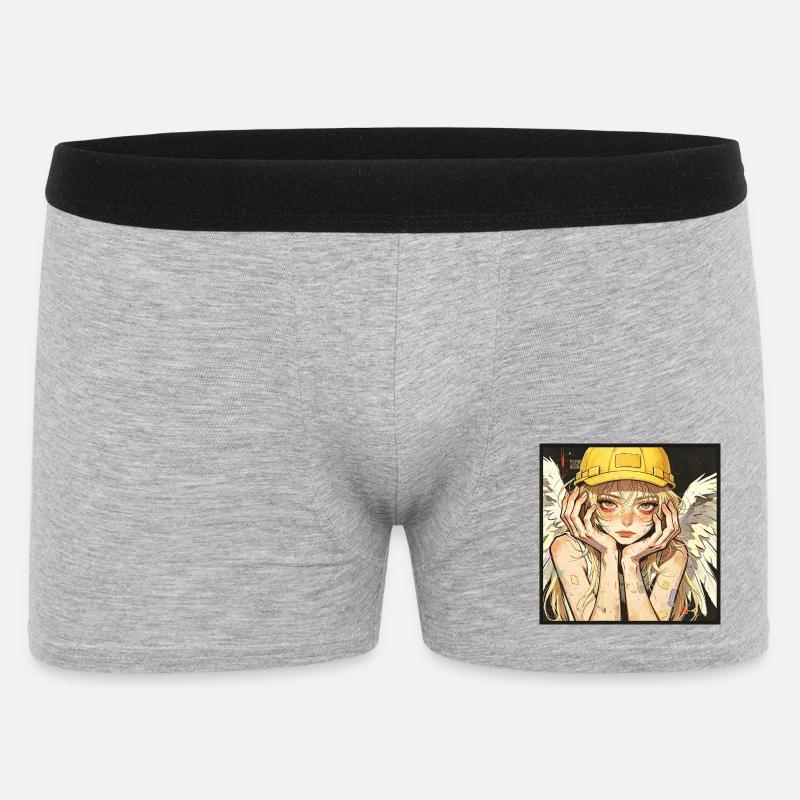 Winged Worker Dreamer - Men's Boxer Shorts - heather grey