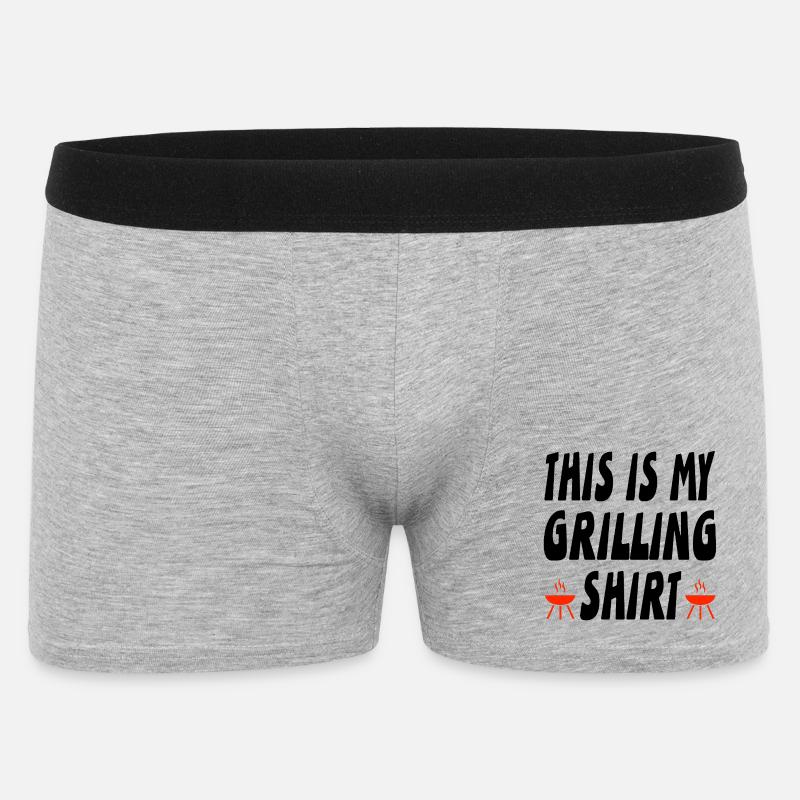 Griller - Boxer Homme - gris chiné