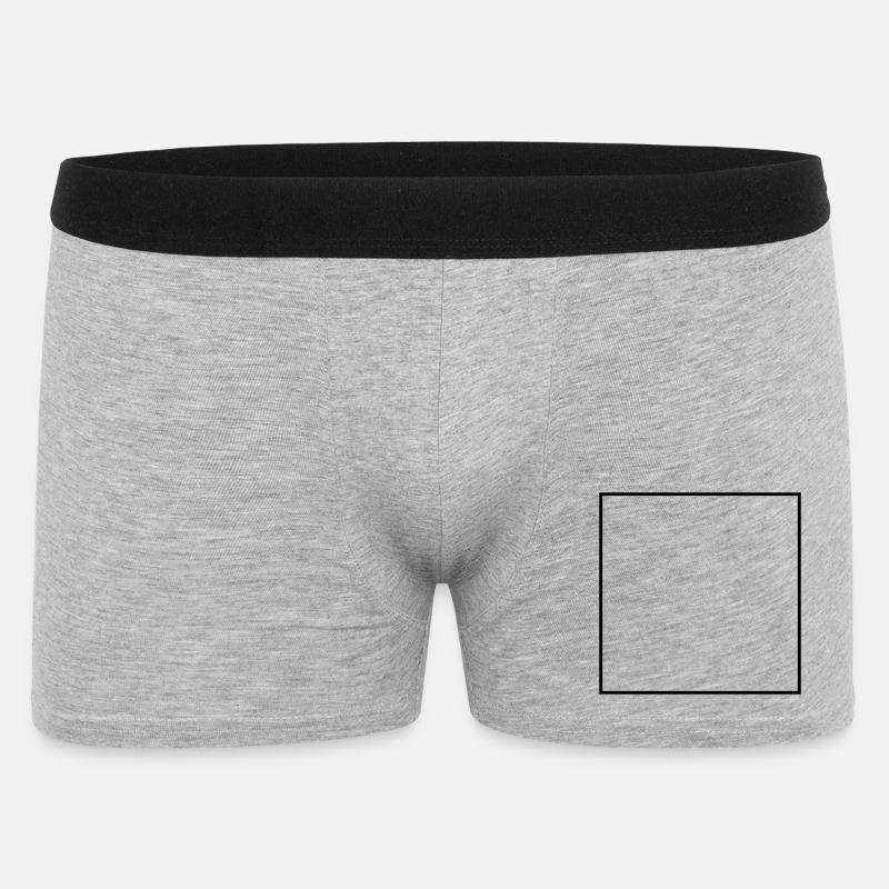 Square Empty - Men's Boxer Shorts - heather grey