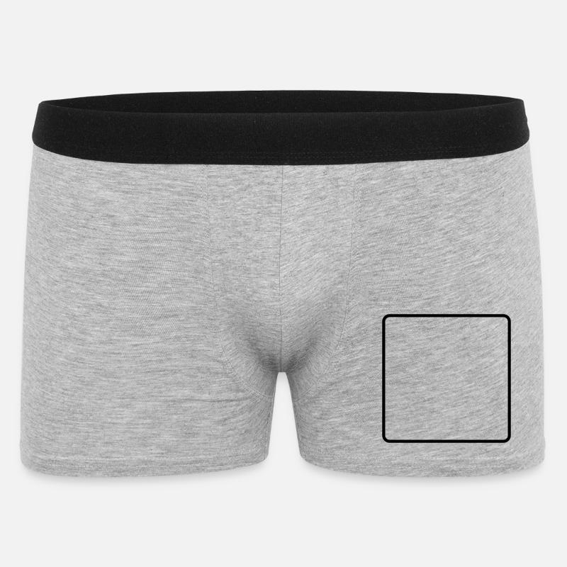 Frame Empty - Men's Boxer Shorts - heather grey