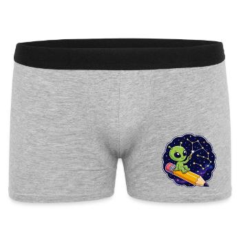 Ami Étoile au crayon - Boxer Homme - gris chiné - Devant