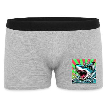 Hai - Männer Boxer Shorts - Grau meliert - Vorne