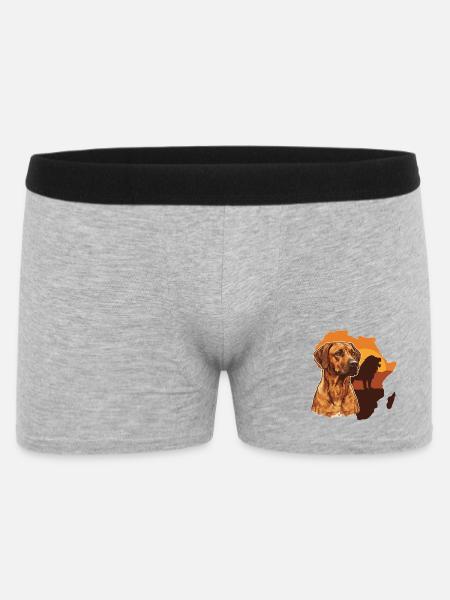 Rhodesian Ridgeback - Men's Boxer Shorts - heather grey