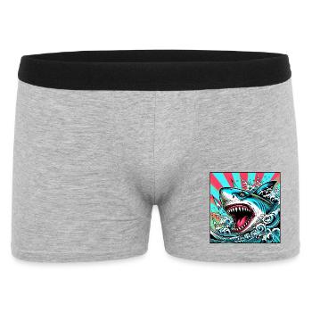 Hai - Männer Boxer Shorts - Grau meliert - Vorne