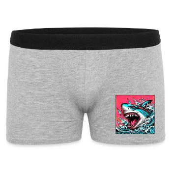 Requin - Boxer Homme - gris chiné - Devant
