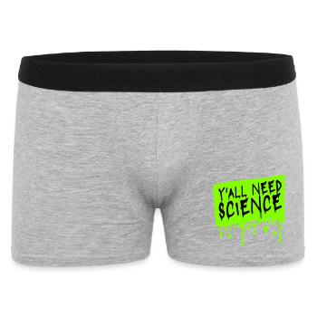 Vous avez besoin de science, de nerds drôles de science - Boxer Homme - gris chiné - Devant