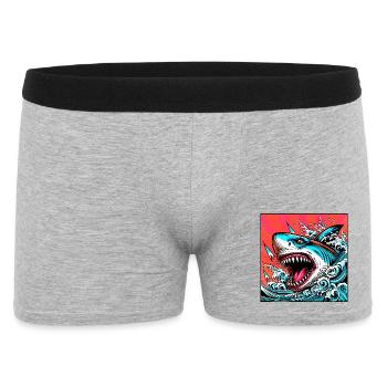 Requin - Boxer Homme - gris chiné - Devant