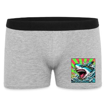 Requin - Boxer Homme - gris chiné - Devant
