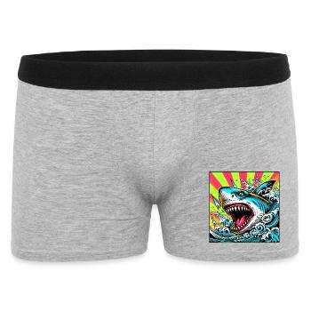 Requin - Boxer Homme - gris chiné - Devant