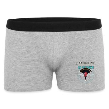J'enregistre le silence - Boxer Homme - gris chiné - Devant