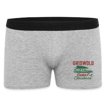 Voiture de Noël de la famille Griswold - Boxer Homme - gris chiné - Devant