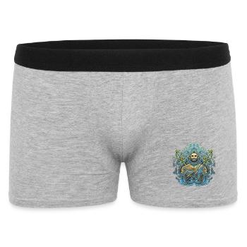 Poseidon Sea God Trident Design - Men's Boxer Shorts - heather grey - Front