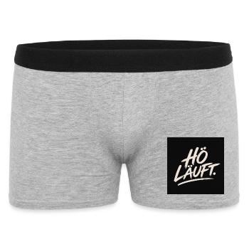 32D80E6E-8D52-40F7-B881-06B6BD64FBB6 - Männer Boxer Shorts - Grau meliert - Vorne